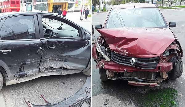Две девочки пострадали в автоаварии у «Калиновского рынка» в Костроме