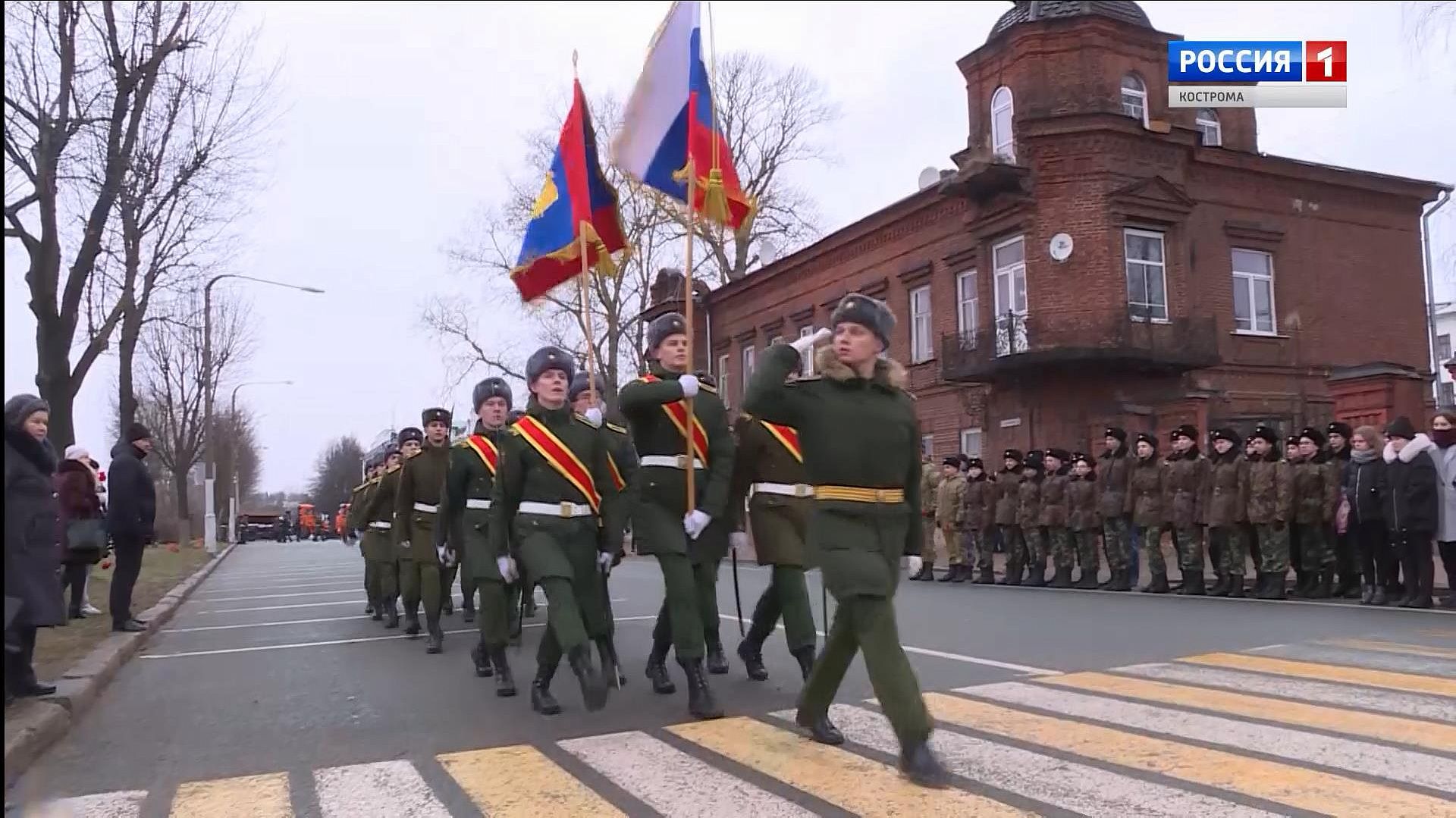 В Костроме прошёл митинг ко Дню Героев отечества