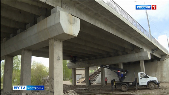 Путепровод в Юбилейном и мост через речку Чёрную в Костроме откроют в августе