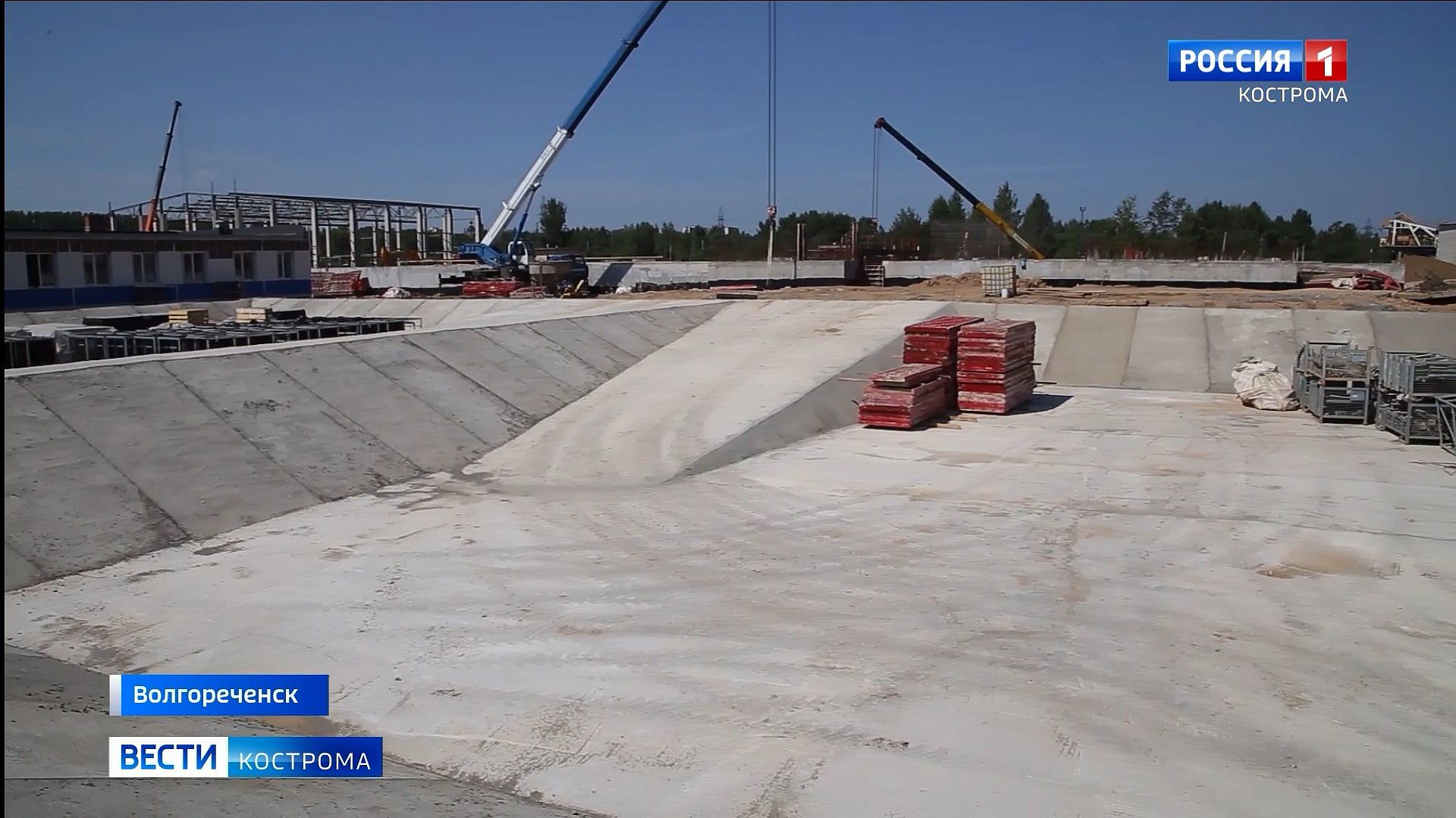 В Волгореченске завершается масштабное строительство очистных сооружений