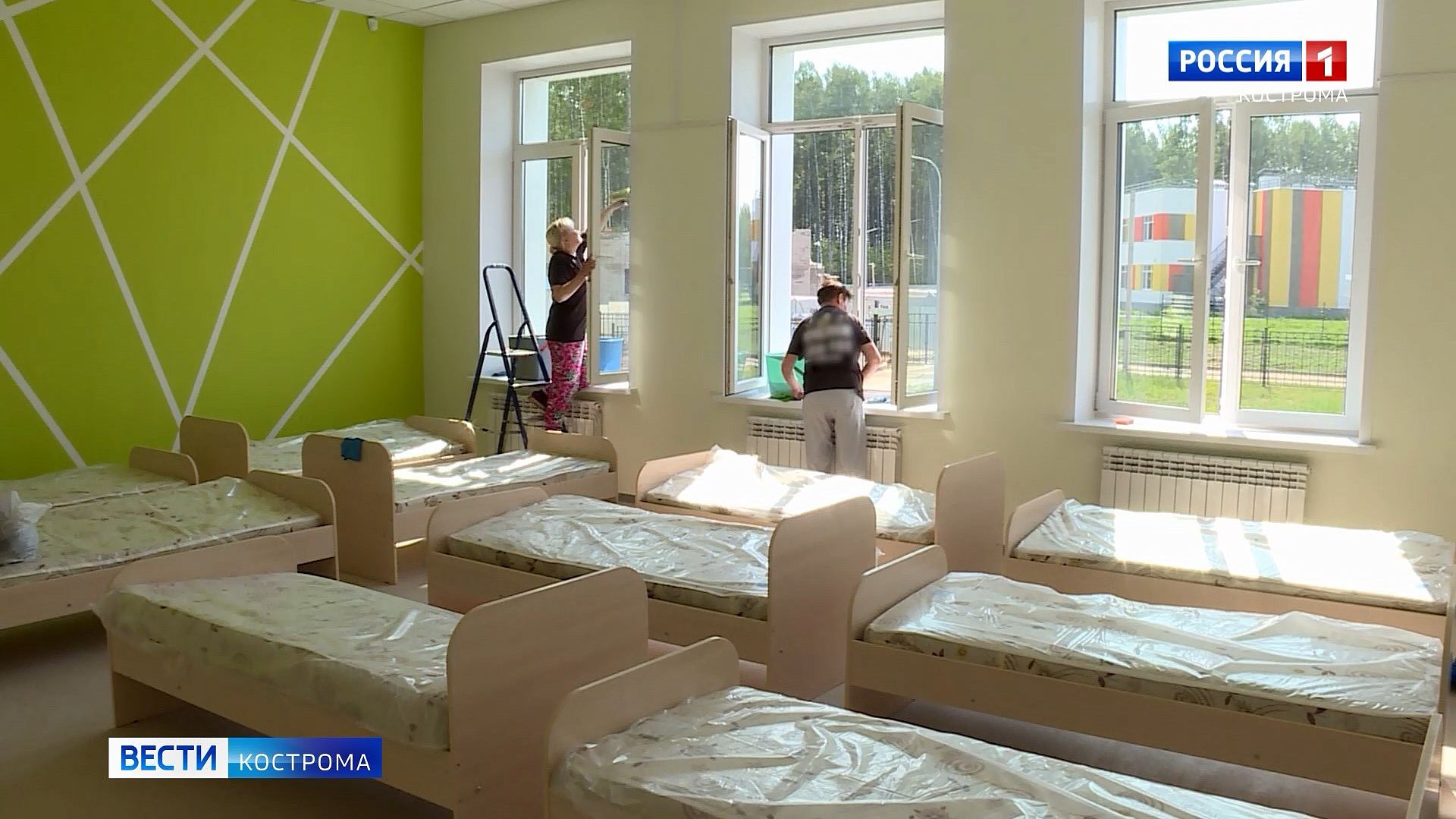 В новой костромской школе для учеников подготовили даже кровати