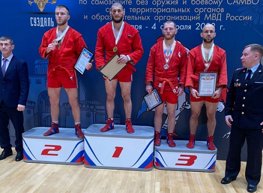 Костромские самбисты завоевали три медали на Чемпионате МВД России