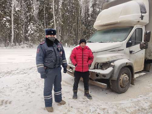 Костромские автоинспекторы помогли замерзающему водителю в неисправном автомобиле