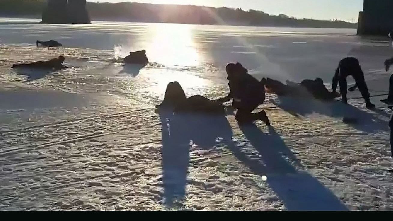 Подростков, провалившихся под лёд на Волге, помог спасти самоотверженный костромич